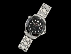 Function Direction Sign Replica Omega Seamaster Diver 300M SS ORF Black Ceramic Black Dial on ...