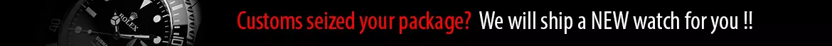 Customs seized your package? We will ship a new watch for you