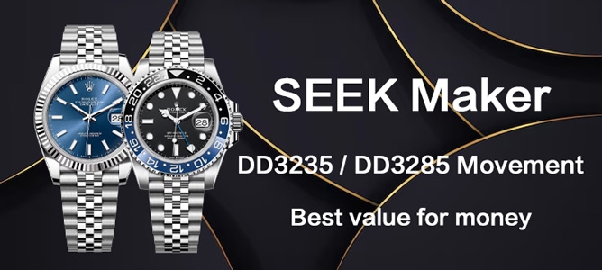 Rolex watches with SEEK DD3235 and DD3285 movements